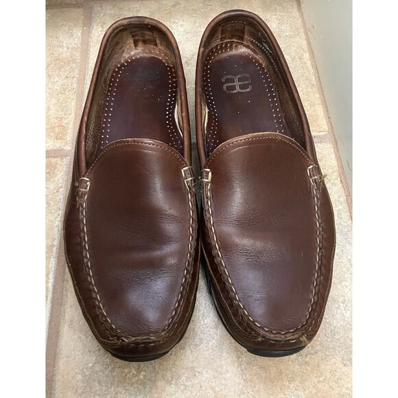 Allen Edmonds Men's 10 D Brown Mocassin Loafers Slip On Leather Driving Casual - Picture 1 of 11